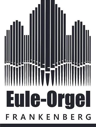 Darstellung einer Orgel mit der Aufschrift Eule-Orgel Frankenberg